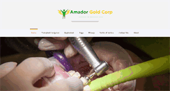 Desktop Screenshot of amadorgoldcorp.com
